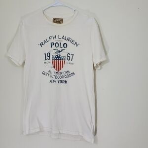 Polo Ralph Lauren Custom Slim Fit All American New York Tee, Size Medium